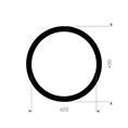 SBR flenspakking 490x420x3mm DN400