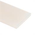 Silicone rubberstrip transparant 80x5mm (L=10m)
