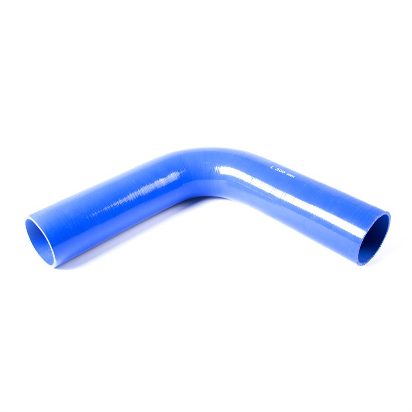 Siliconen bocht 90 graden blauw DN=35mm L=300mm