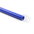 Siliconen slang met stalen spiraal blauw DN=13mm L=1000mm