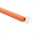 Siliconen slang met stalen spiraal oranje DN=45mm L=1000mm