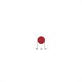 Siliconen snoer rood D=2mm (L=100m)