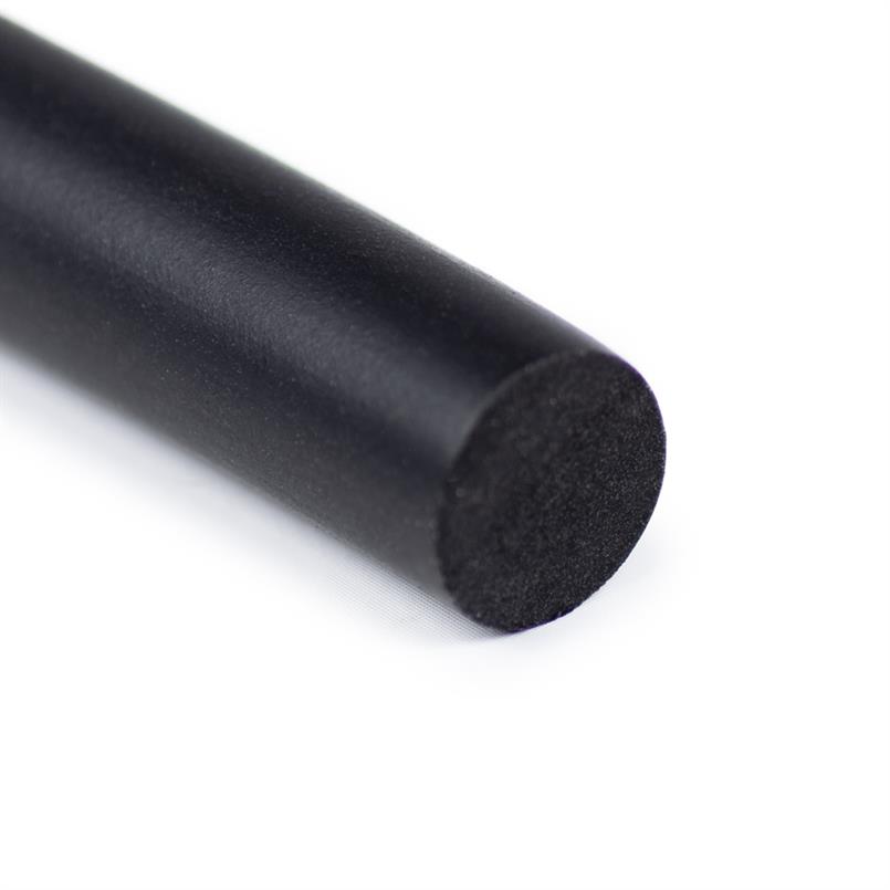 Siliconen snoer zwart D=1mm (L=200m)