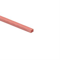 Siliconen spons rubbersnoer rood BxH=7x5,5mm (L=100m)