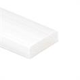 Siliconen spons rubbersnoer wit BxH= 60x20mm