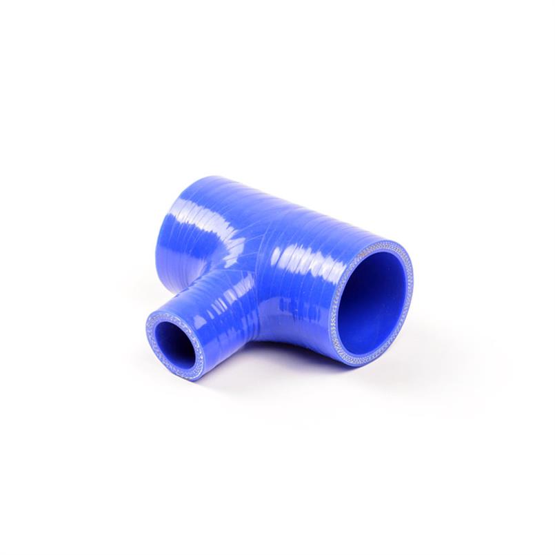 Siliconen T-stuk blauw DN=25mm