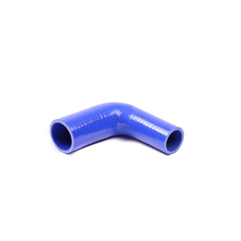 Siliconen verloopbocht 90 graden blauw DN=25/16mm