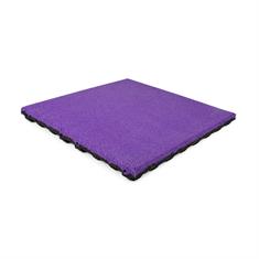 Speelplaatstegel donkerpaars EPDM 50x50x4,5cm