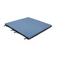 Speelplaatstegel duifblauw EPDM 50x50x4,5cm (incl.pennen) 4x