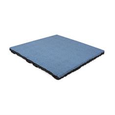 Speelplaatstegel duifblauw EPDM 50x50x4,5cm