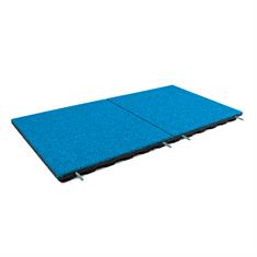 Speelplaatstegel EPDM blauw 100x50x4,8cm