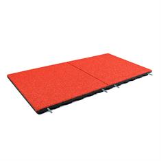 Speelplaatstegel EPDM koraalrood 100x50x4,8cm