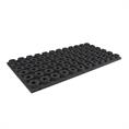 Speelplaatstegel flagstone EPDM koraalrood 100x50x4,8cm