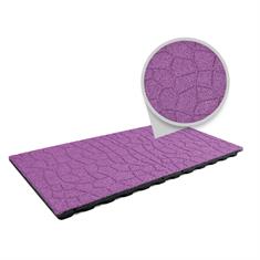 Speelplaatstegel flagstone EPDM paars 100x50x4,8cm