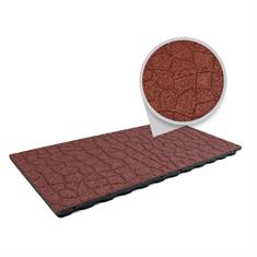 Speelplaatstegel flagstone rood 100x50x4,8cm