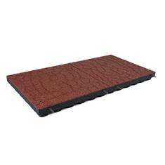 Speelplaatstegel flagstone rood 100x50x7cm