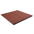 Speelplaatstegel rood 100x100x4,8cm