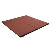 Speelplaatstegel rood 100x100x4,8cm