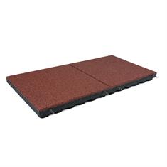 Speelplaatstegel rood 100x50x7cm