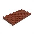 Speelplaatstegel rood 50x25x4,5cm