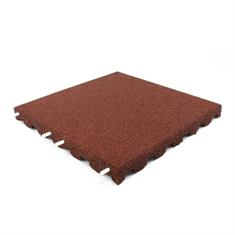 Speelplaatstegel rood 50x50x7cm