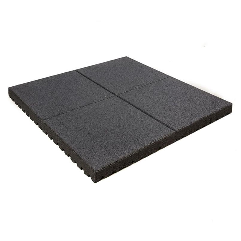 Speelplaatstegels 100x100x7,5cm Rubbermagazijn