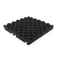 Speelplaatstegel zwart 50x50x7cm (inclpennen) 4 stuks