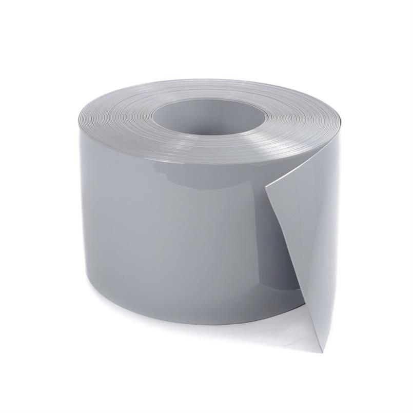 Strokengordijn PVC grijs 300x3mm (L=10m)