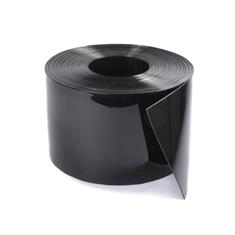 Strokengordijn PVC zwart 300x3mm (L=25m)