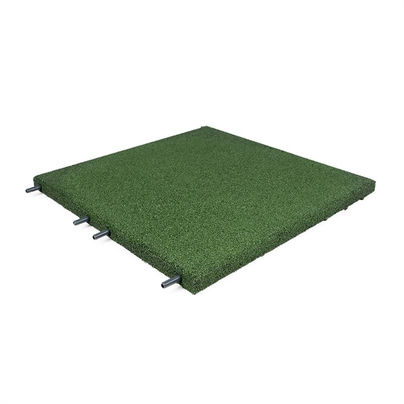 Terrastegel groen 50x50x3cm pen/gat (inclpennen) (4 stuks)