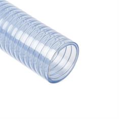 Transparante FDA zuigslang DN=60mm met stalen spiraal (L=50m)
