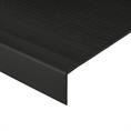 Trapbekleding pvc zwart 1200x460mm