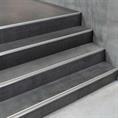 Trapneusprofiel aluminium recht grijs LxBxH=1500x45x25mm