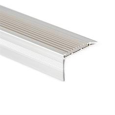 Trapneusprofiel aluminium recht grijs LxBxH=1500x45x25mm