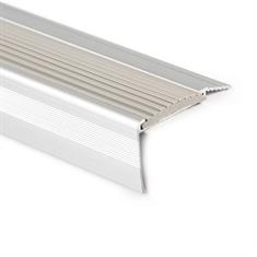Trapneusprofiel aluminium recht grijs LxBxH=1500x55x31mm