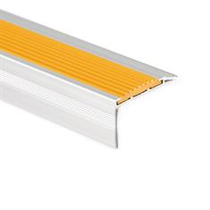 Trapneusprofiel aluminium recht oranje LxBxH=1500x45x25mm