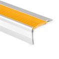 Trapneusprofiel aluminium recht oranje LxBxH=1500x55x31mm