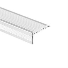 Trapneusprofiel aluminium recht wit LxBxH=1500x40x18mm