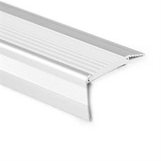 Trapneusprofiel aluminium recht wit LxBxH=1500x55x31mm