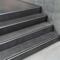 Trapneusprofiel aluminium recht zwart LxBxH=1500x40x18mm (5