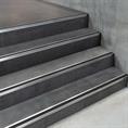 Trapneusprofiel aluminium recht zwart LxBxH=1500x55x31mm (5