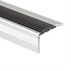 Trapneusprofiel aluminium recht zwart LxBxH=1500x55x31mm