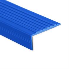 Trapneusprofiel pvc blauw LxBxH=1500x60x22mm (2 stuks)