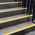 Trapneusprofiel pvc grijs/geel LxBxH=1500x60x22mm (2 stuks)