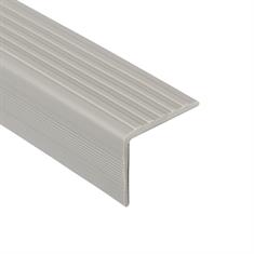 Trapneusprofiel pvc grijs LxBxH=1500x50x45mm
