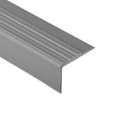 Trapneusprofiel pvc grijs LxBxH=1500x51x27mm