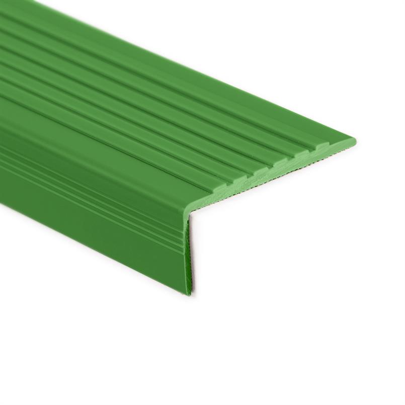 Trapneusprofiel pvc groen LxBxH=1500x60x22mm (2 stuks)