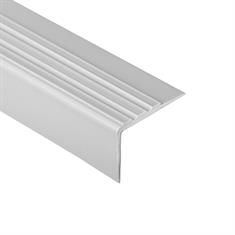 Trapneusprofiel pvc lichtgrijs LxBxH=1500x51x27mm