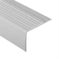 Trapneusprofiel pvc lichtgrijs LxBxH=1500x70x42mm dikte 4mm