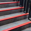 Trapneusprofiel pvc rood LxBxH=1500x60x22mm